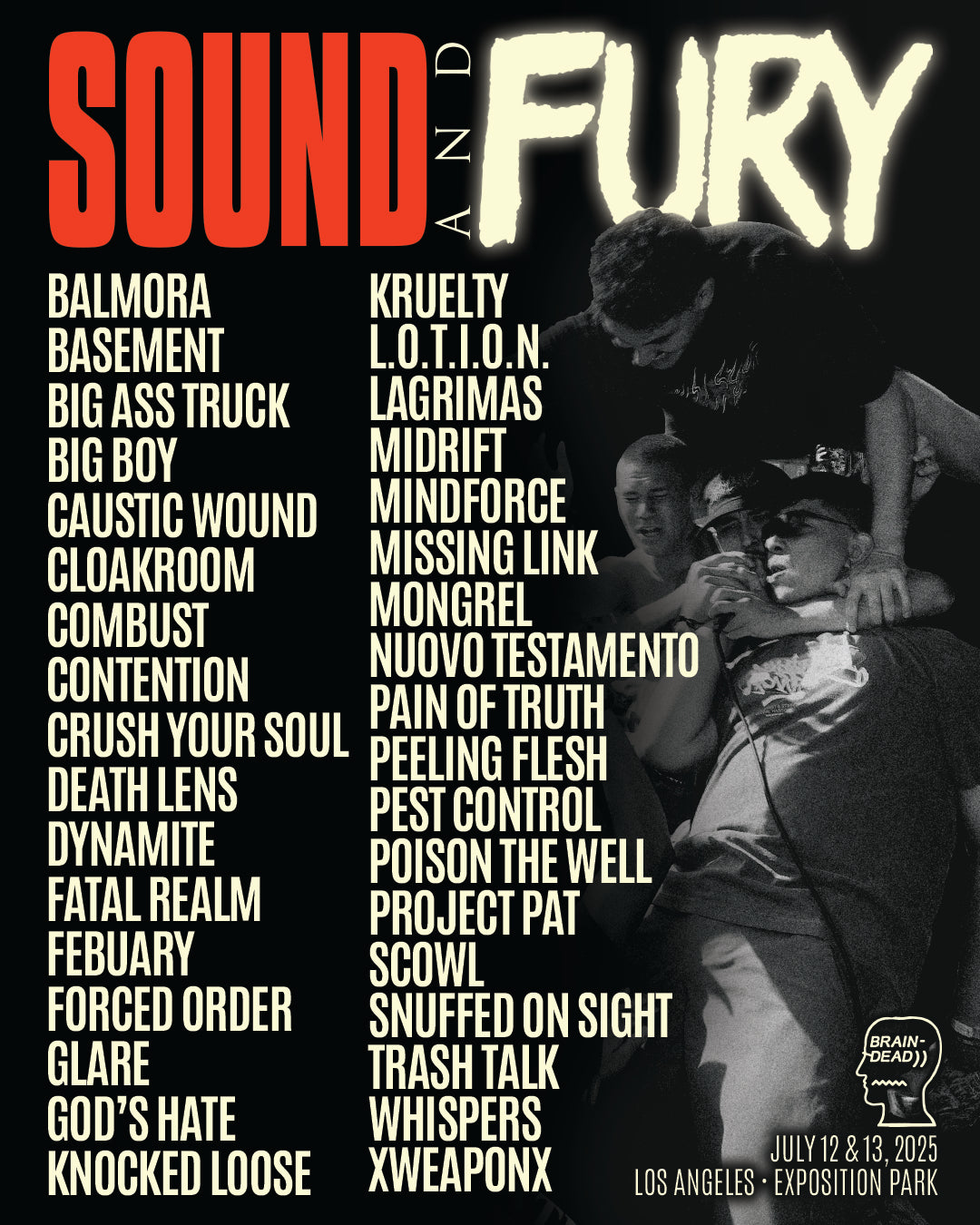 2025 Sound and Fury Poster (18x24)