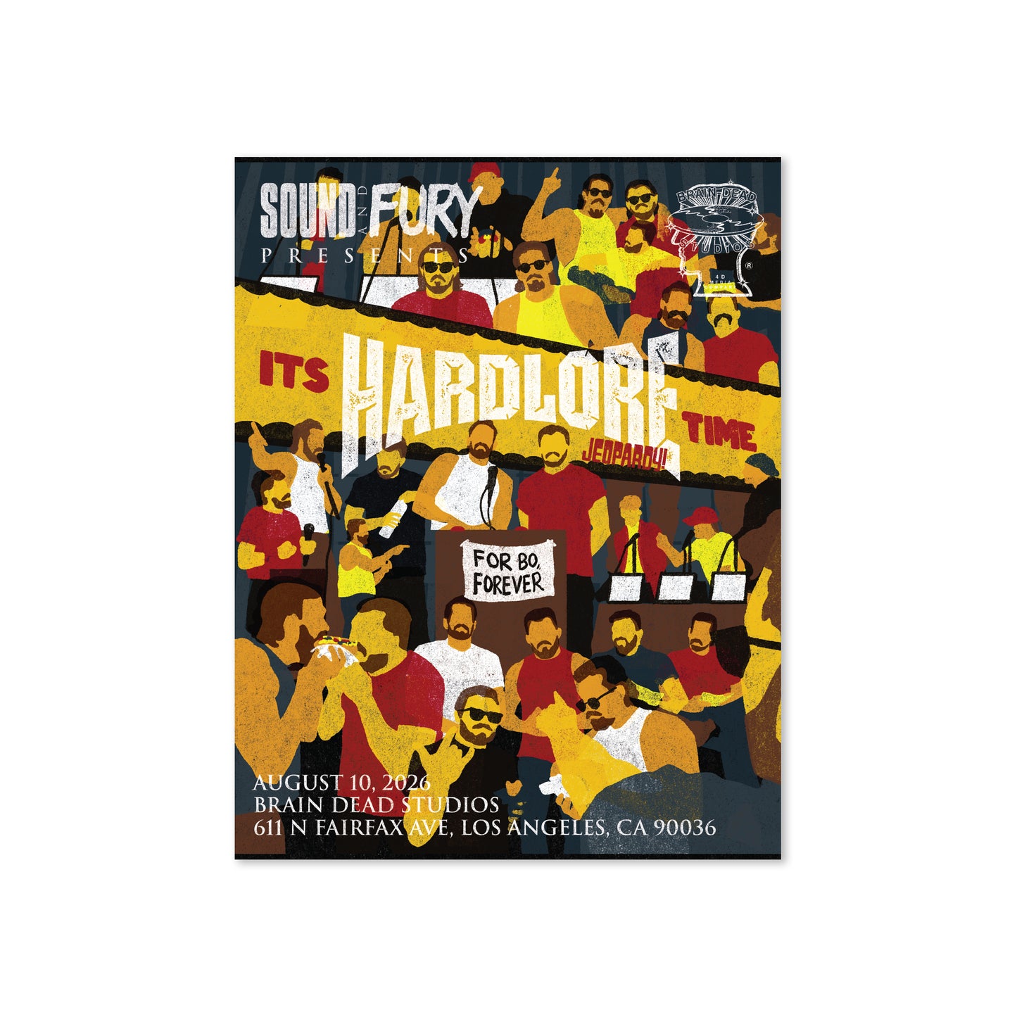 SOUND AND FURY 2026 - Hardlore Kick-Off Mini Poster