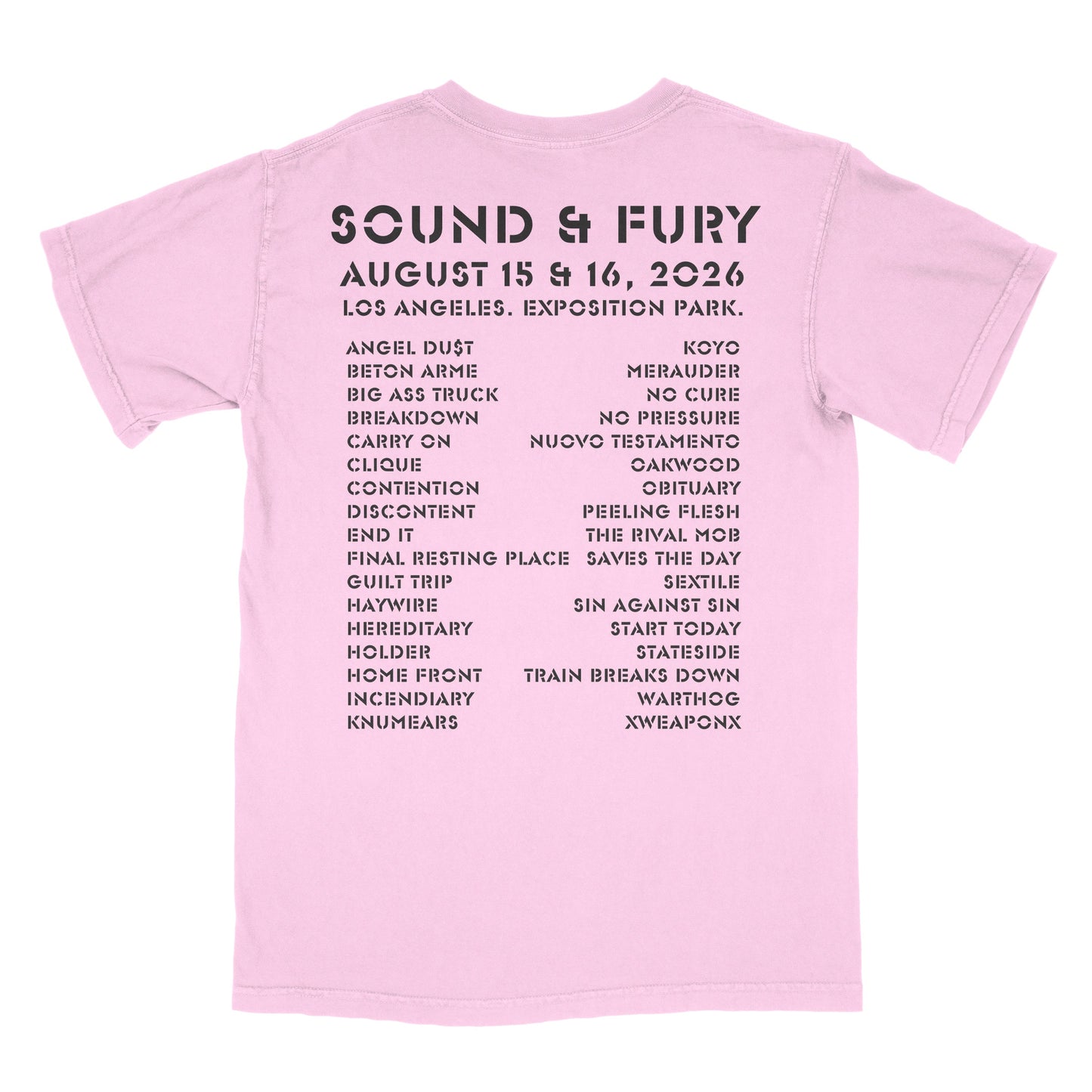 SOUND AND FURY 2026 - "BIG DOG" Blossom Tee