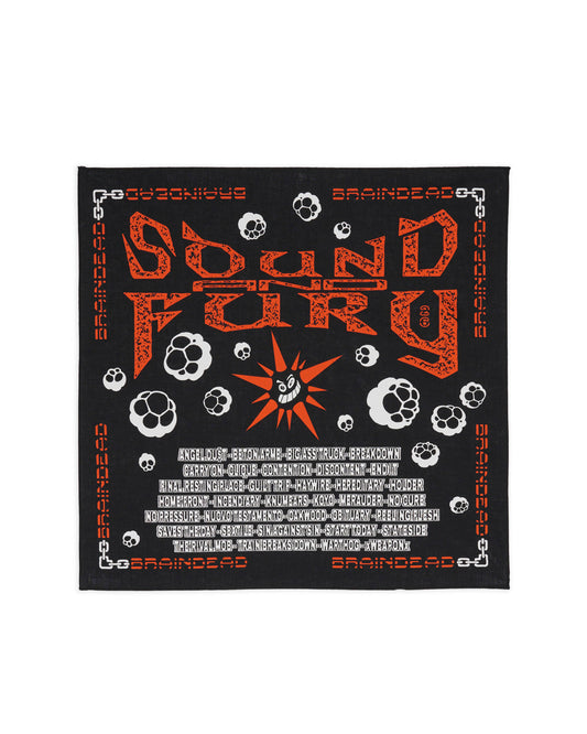 Brain Dead x Sound & Fury 2026 Bandana - Black