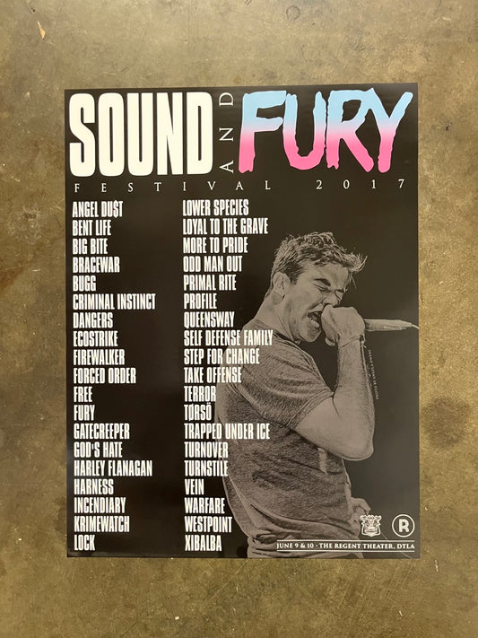 2017 Sound and Fury Poster (18x24)