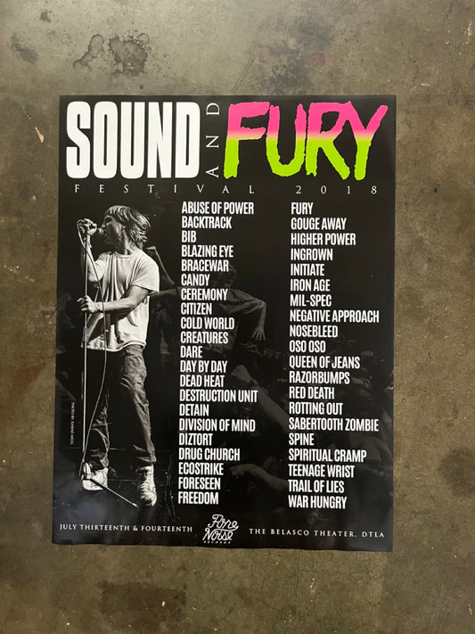 2018 Sound and Fury Poster (18x24)