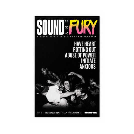 SOUND AND FURY 2019 - Have Heart Kick-Off Poster (11x17)