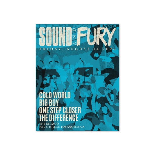 SOUND AND FURY 2026 - Cold World Kick-Off Mini Poster