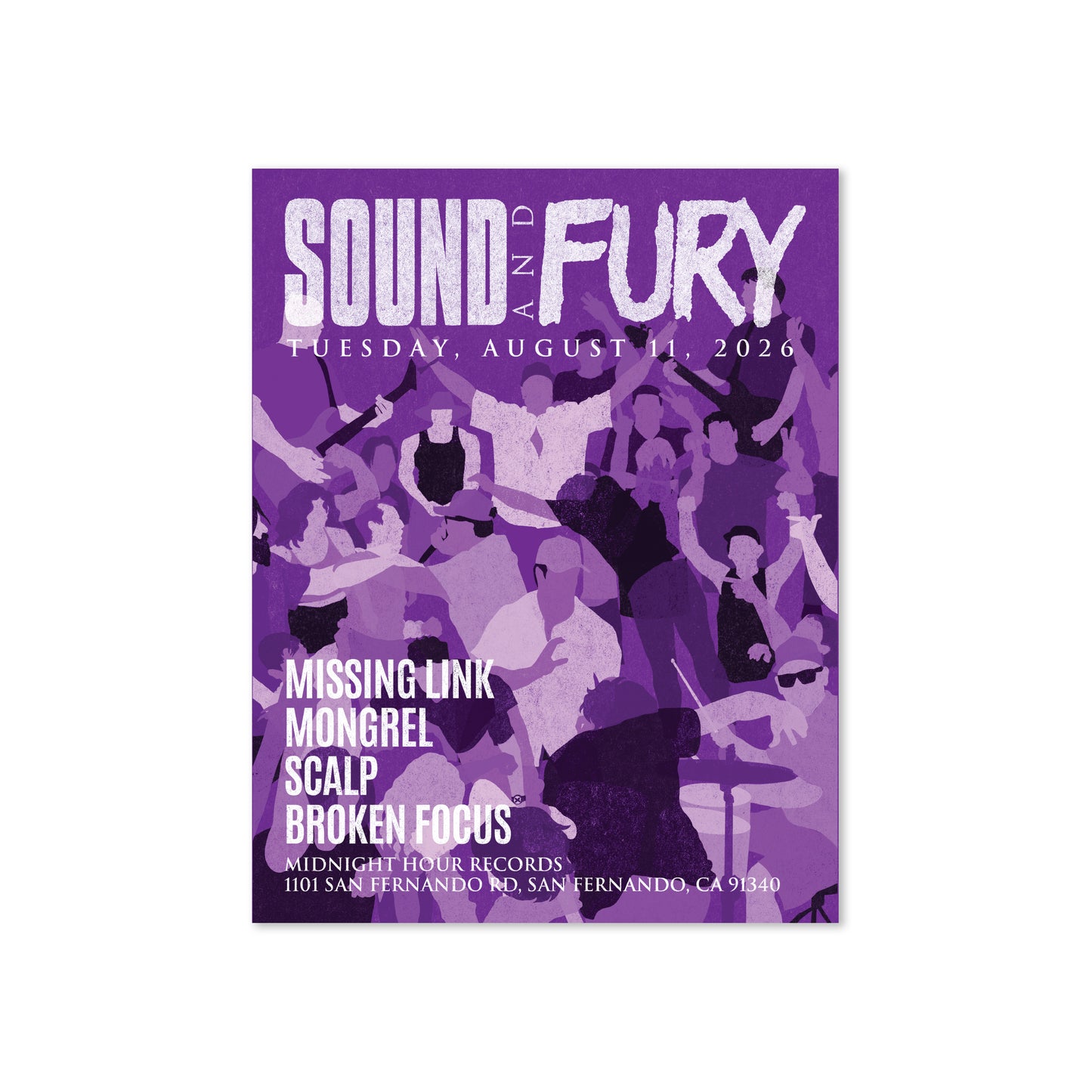 SOUND AND FURY 2026 - Missing Link Kick-Off Mini Poster