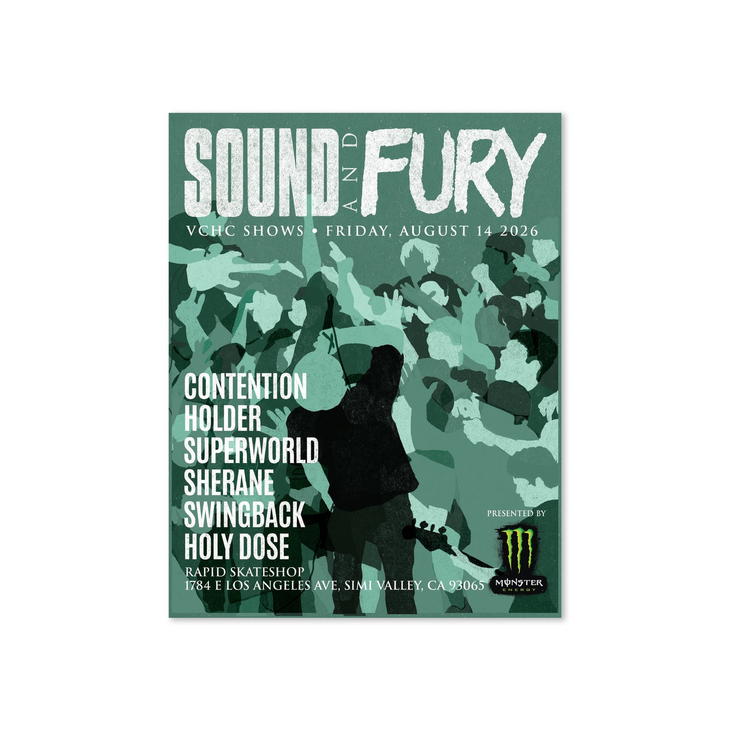 SOUND AND FURY 2026 - Contention Kick-Off Mini Poster