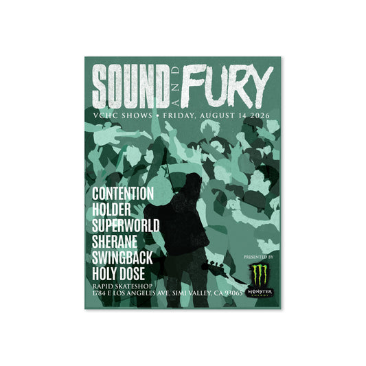 SOUND AND FURY 2026 - Contention Kick-Off Mini Poster
