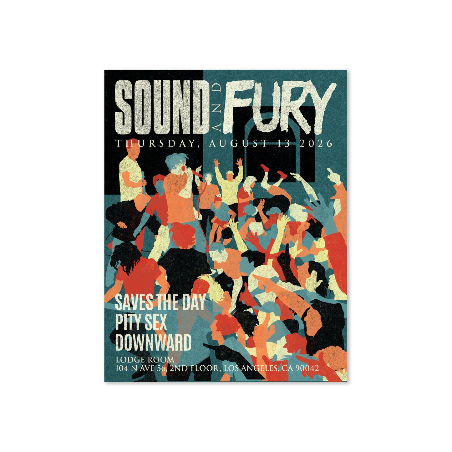 SOUND AND FURY 2026 - Saves The Day Kick-Off Mini Poster