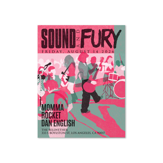 SOUND AND FURY 2026 - Momma Kick-Off Mini Poster